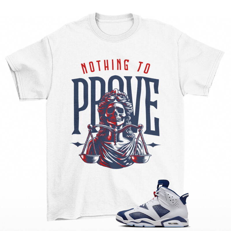 Proof Sneaker Shirt White to Match Jordan 6 Retro Olympic CT8529-164 gallery
