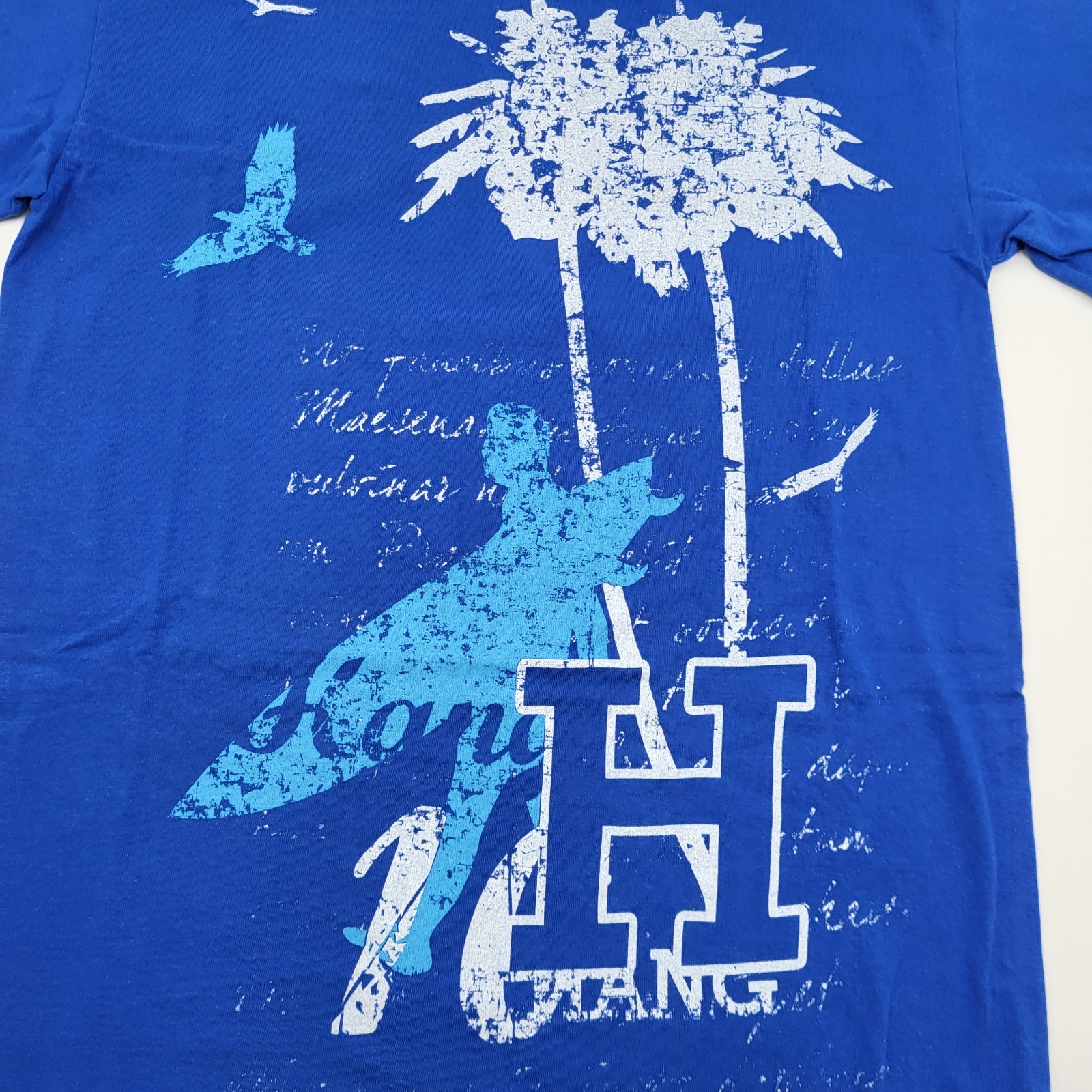 Vintage 90s Hang Ten Blue Short Sleeve T-Shirt Men's Medium gallery