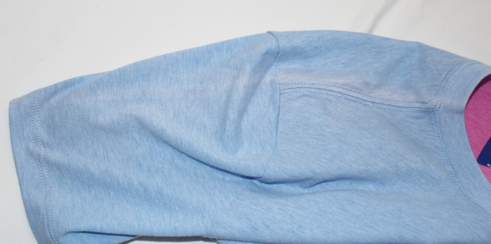$55 New MICHAEL'S V-Neck SS Shirt Men's SMALL S Light Blue Cotton Poly Blend NWD gallery