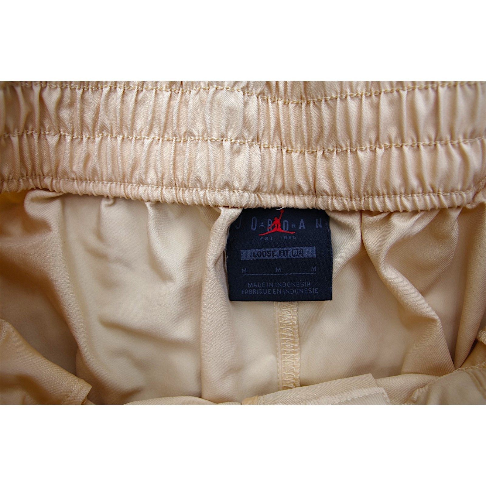 Nike Air Jordan Cargo Pants Mens M Beige Loose Fit Drawstring Utility gallery
