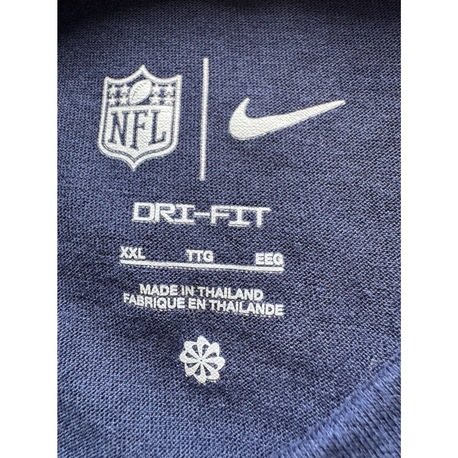 Nike Men's College Navy Seattle Seahawks Sideline Player Performance T-Shirt XXL gallery