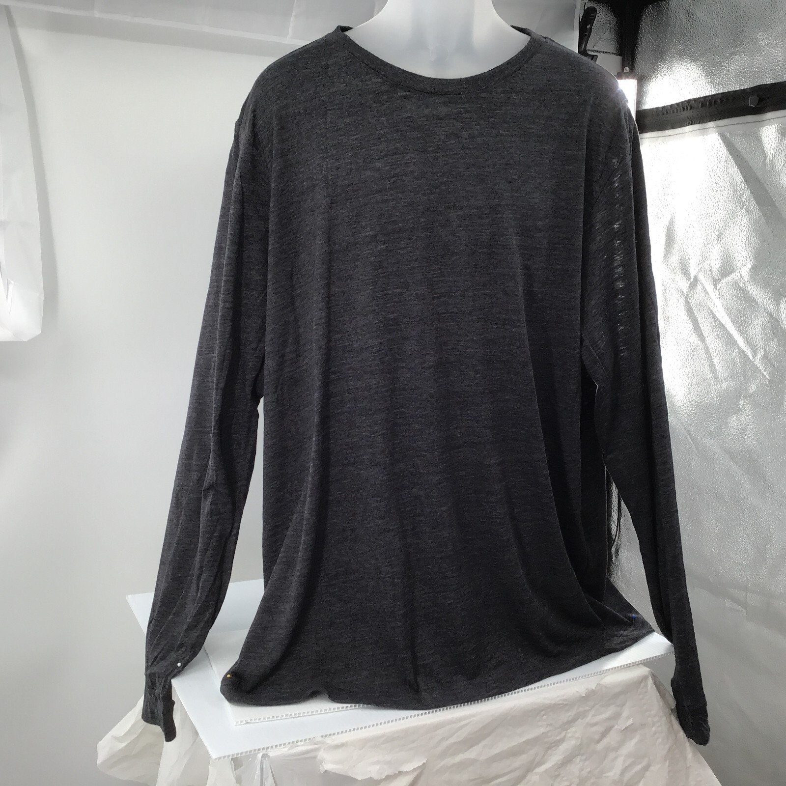 Long Sleeve T Shirts, Tri Blend Charcoal G Bella + Canvas - Signature Textures gallery