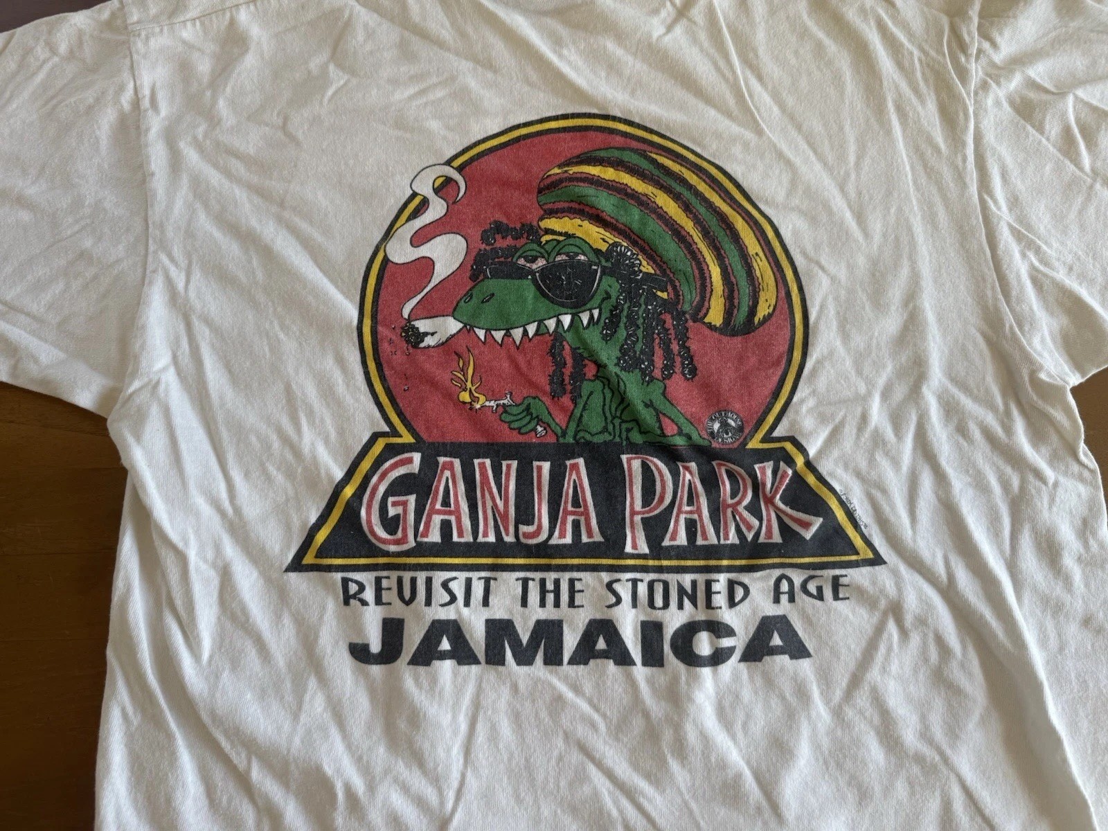 Ganja Park Jamaica Marijuana Vintage 90S 1993 T-Shirt Large Single Stitch gallery