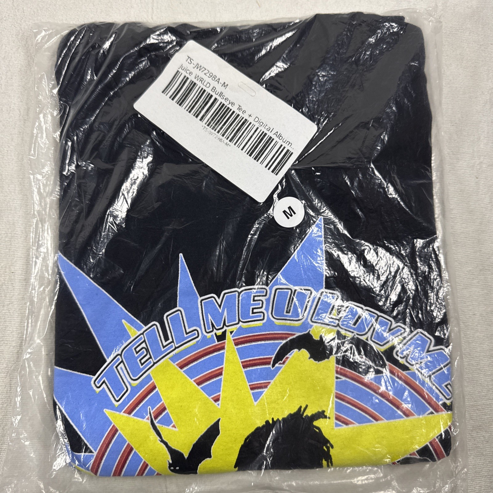 Juice World Wrld Tell Me U Luv Me Tee- Mystery box exclusive- Size Med- NEW gallery