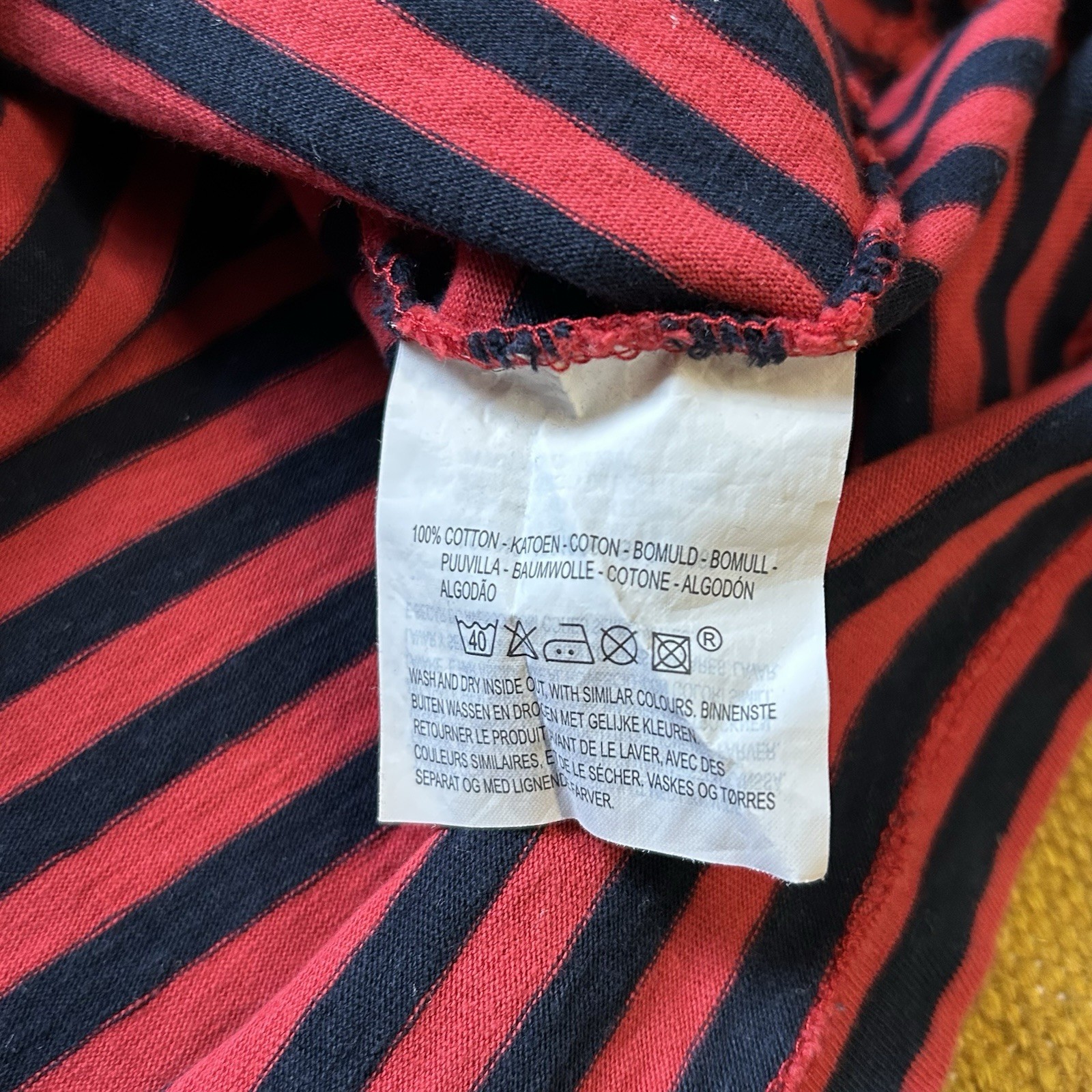 LVC Levi’s Vintage Clothing 1966 1% Free Long Sleeve Striped Tee Sz L gallery