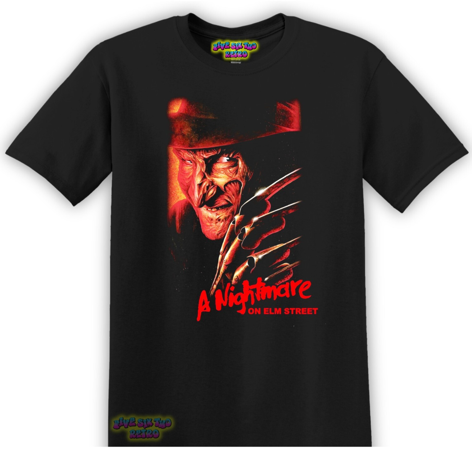 A Nightmare on Elm Street Horror Movie T-Shirt Black S-3XL
