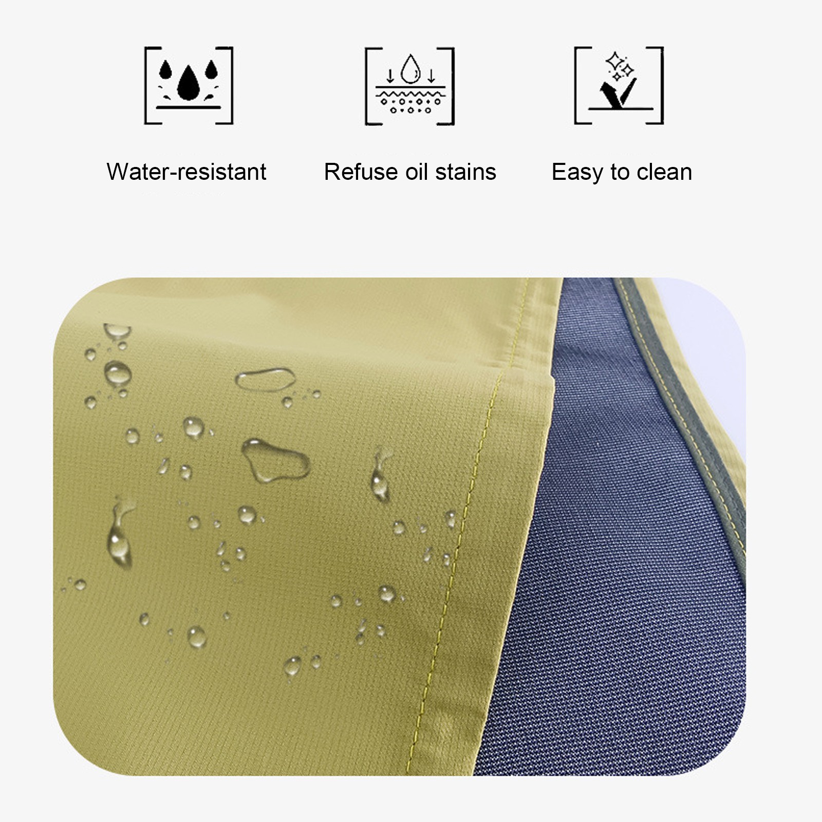 Silver Fiber EMF Shielding Apron Anti-Radiation EMI Kitchen Computer Blue/Green gallery