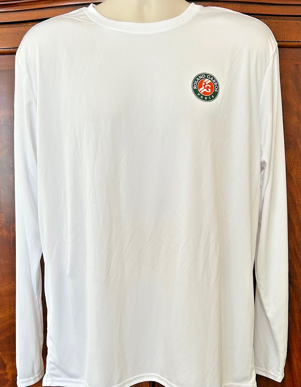 French Roland Garros Tribute "LS" T's UPF50, Wicking, 3.8oz, 100% Poly Limited gallery