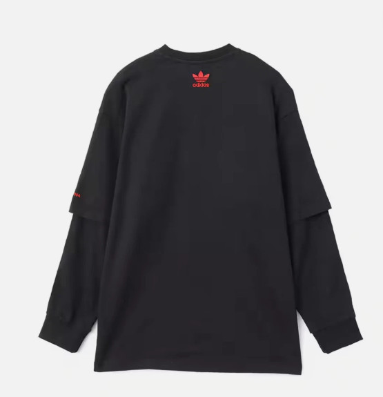 Adidas x KoRn Size LARGE Brand New Never Worn Long Sleeve Shirt Black - JG1338 gallery