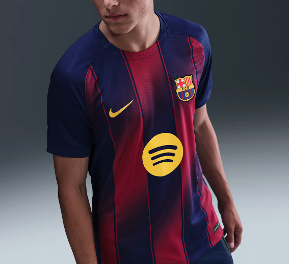 Nike FC Barcelona 2025/26 Home Dri-Fit Football Replica Jersey HJ4590-456 gallery