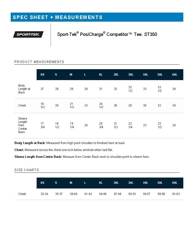 Sport-Tek ST350 Men's Polyester Short Sleeve Dri Fit PosiCharge Workout T-Shirt gallery