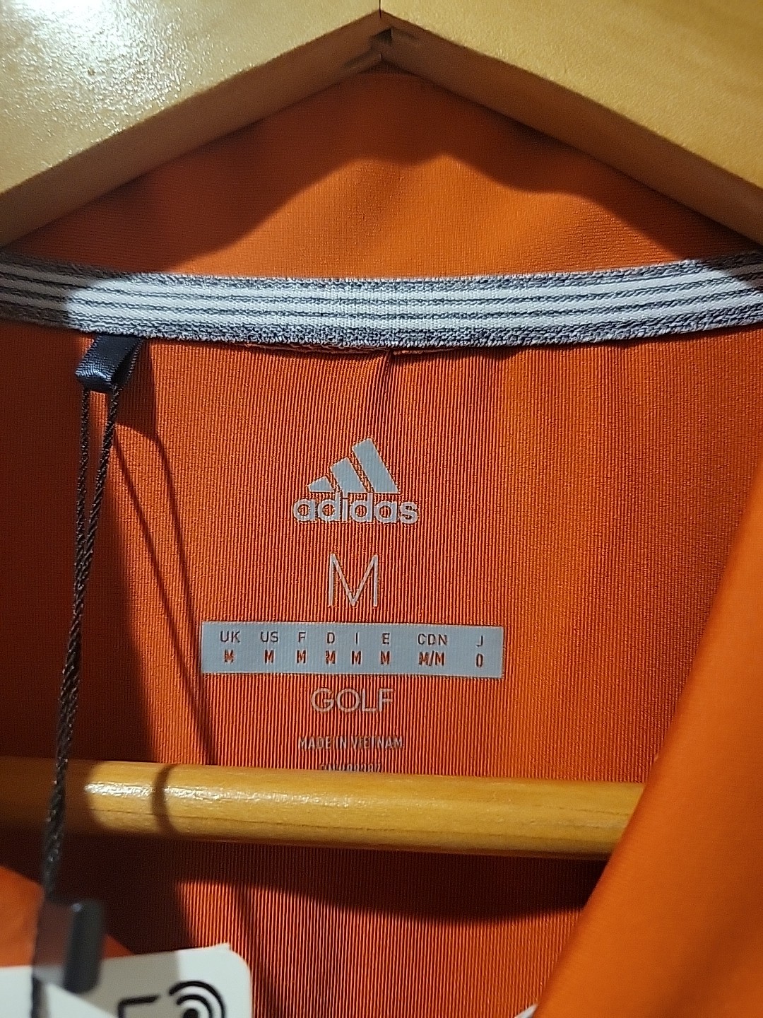 NWT Adidas Golf Ultimate 365 Polo Shirt Sz M Orange Performance Stretch Athletic gallery