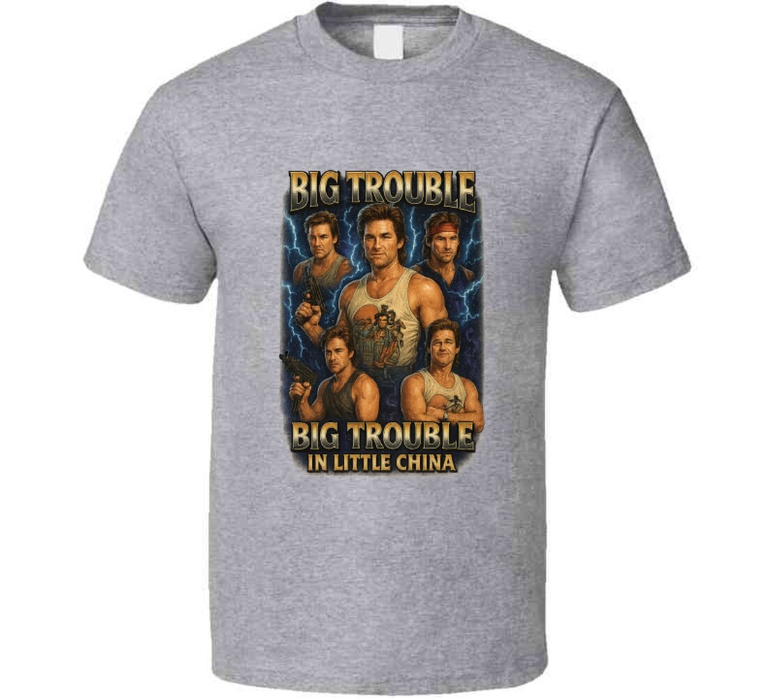 Big Trouble In Little China Jack Burton Tribute Movie T Shirt gallery