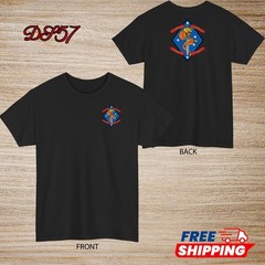 1st Battalion 4th Marine Regiment USMC T-Shirt Logo S to 5XL Made In USA
