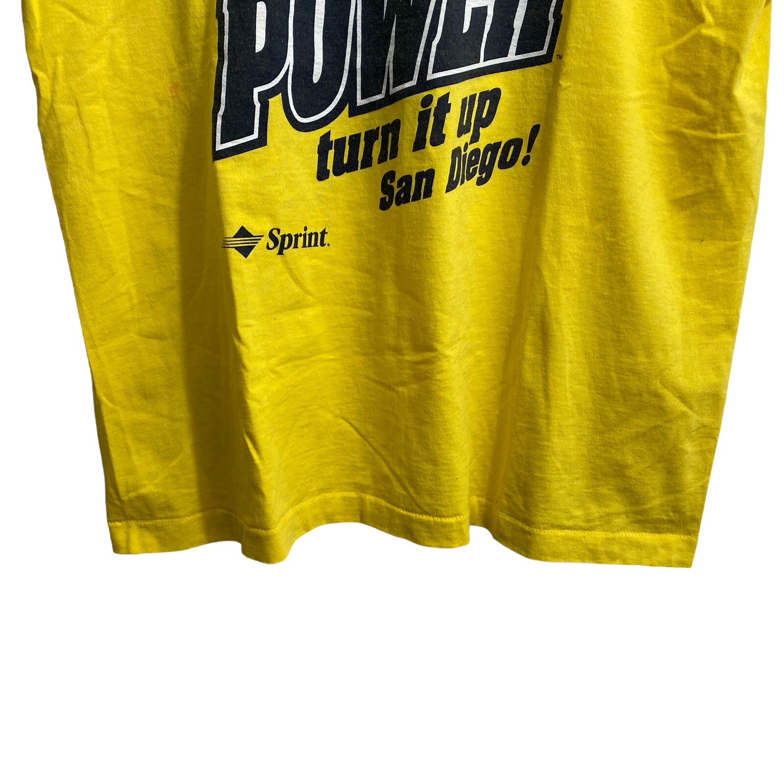 Vintage Chargers Power Sprint Promo Shirt Men's Size XL Single Stitched gallery