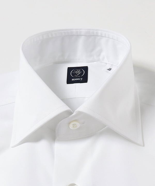 (ASK availability First) BEAMS Broadcloth Double Cuff Wide Collar Shirt New gallery