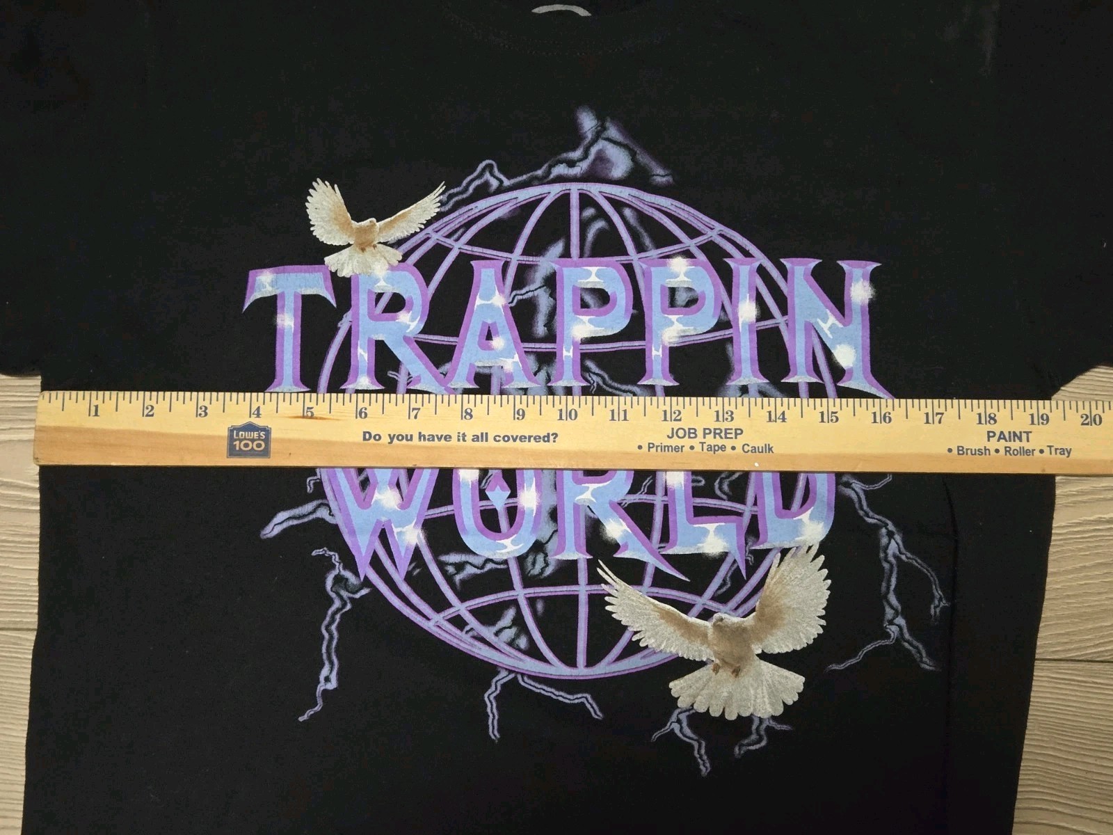 CVLA Trappin World Shirt Mens Size Medium Doves Streetwear True To Size Tee gallery
