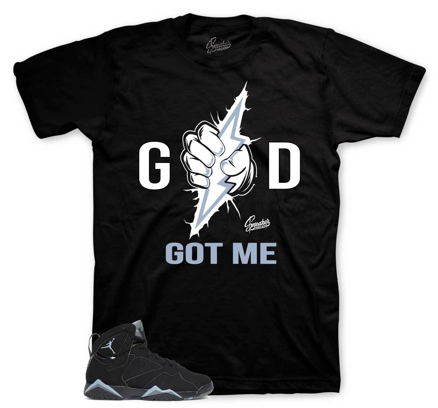 Shirt To Match Jordan 7 Chambray Sneakers Shoes - God Got Me Tees gallery