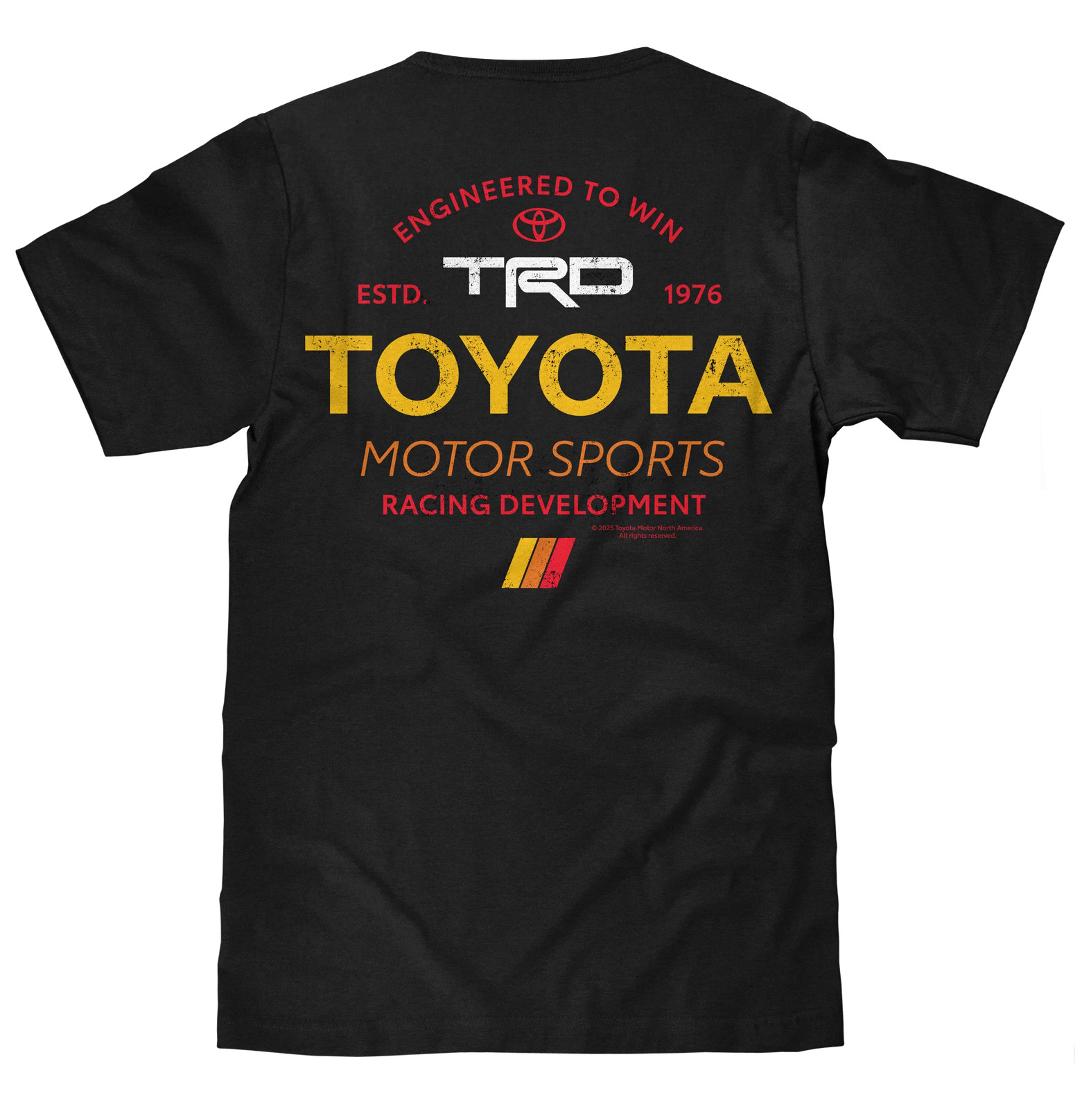 Toyota Racing Development TRD Front and Back Print Mens T Shirt Black gallery