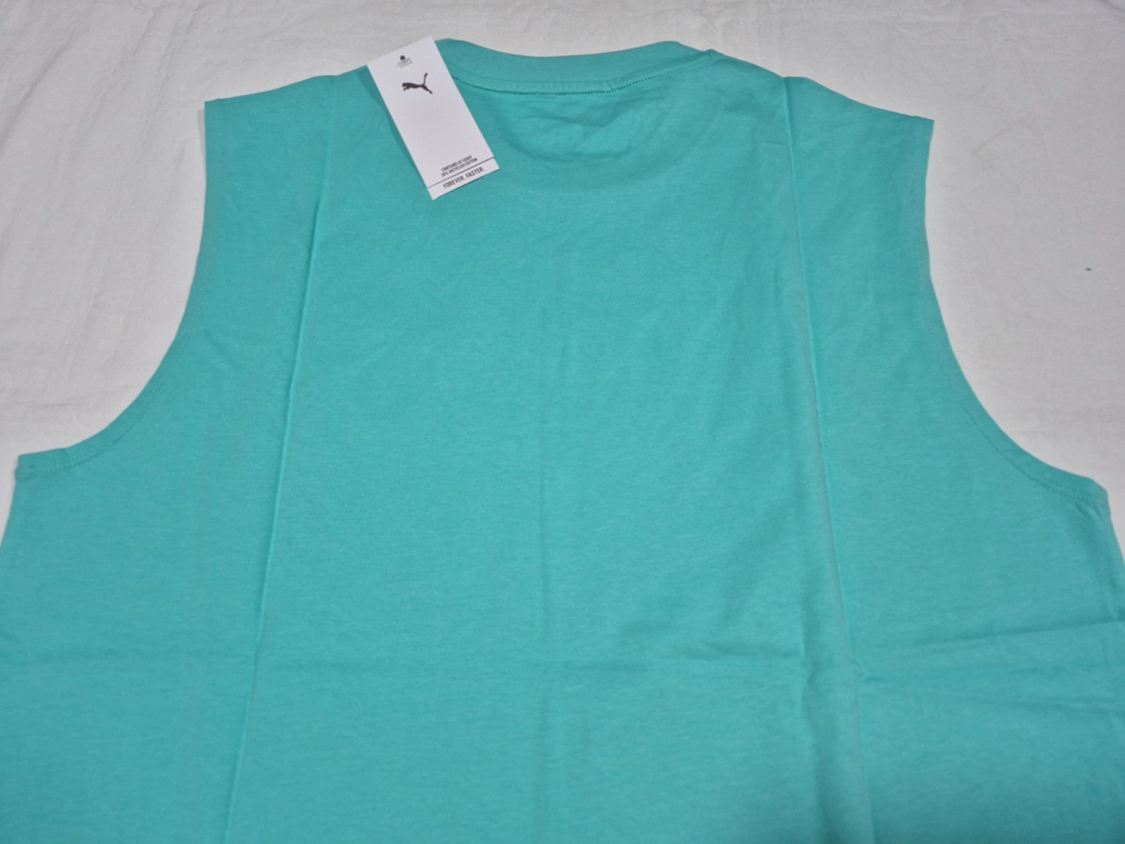 Puma Mens ESS # 1 Training Sports -Faster Tank Training Tank top Aquatic Blue gallery