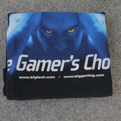 BFG Tech T Shirt XL GAMERS CHOICE Computer PC Video Graphics Card Gaming Promo