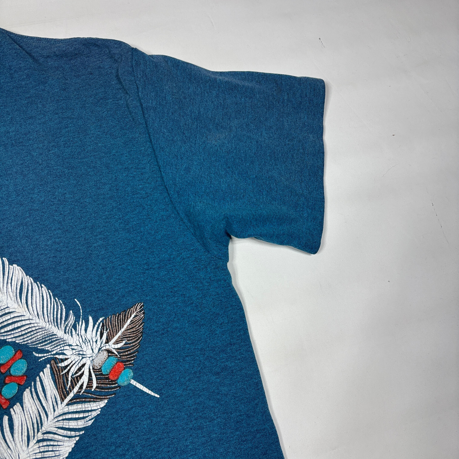 VTG 80s TeeJays Hef-T Single Stitch New Mexico Southwestern Graphic T-Shirt L gallery