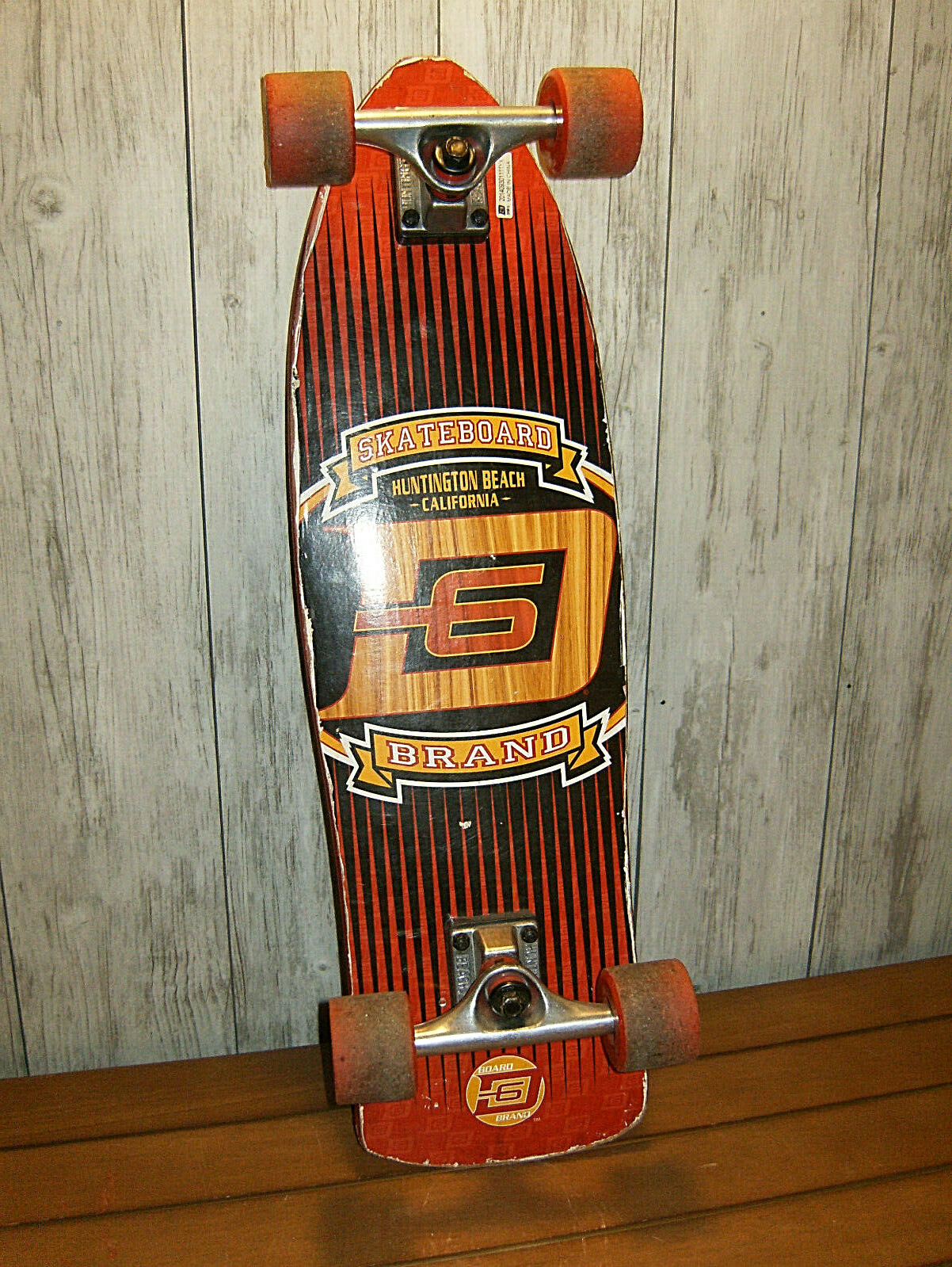 D6 Huntington Beach Skateboard Brand with D6 wheels/ Huntington trucks