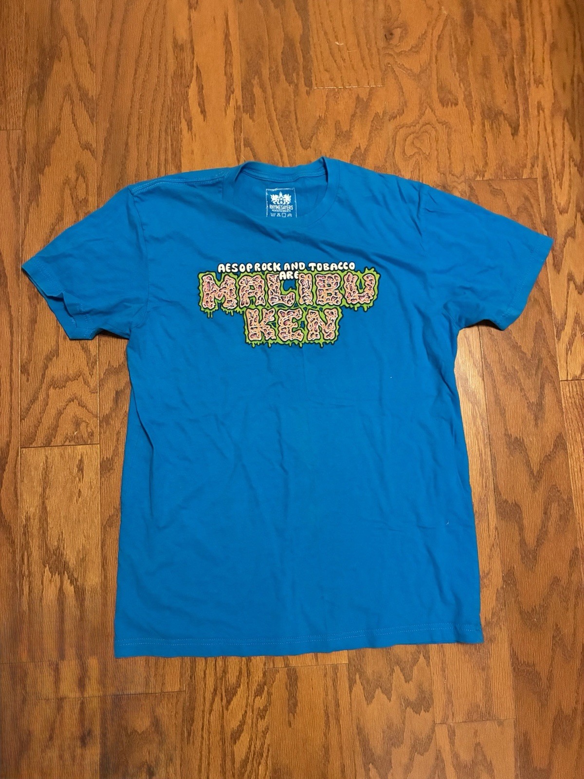 Official TOBACCO Aesop Rock Malibu Ken Rhymesayers Merch T-Shirt Size Medium