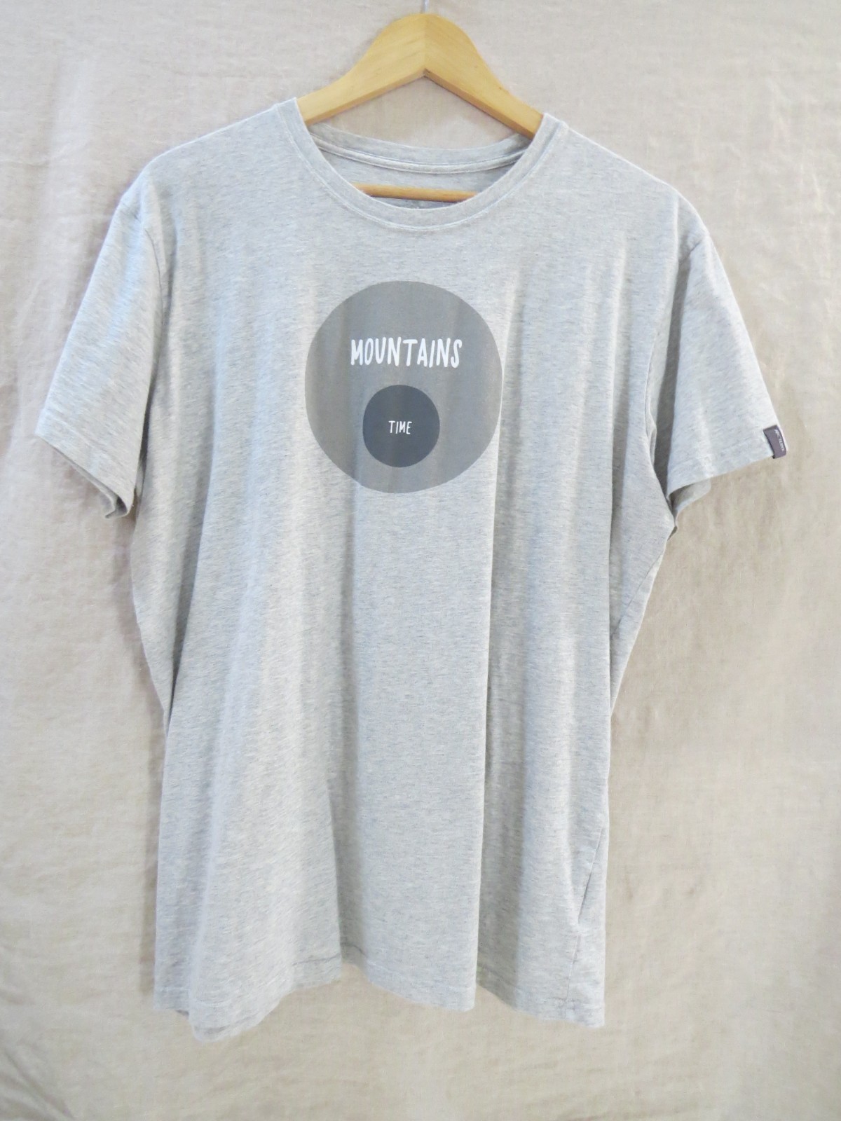 Arcteryx Cotton T-shirt 'Mountains Time' SIZE XL Heathered Gray 100% Cotton gallery