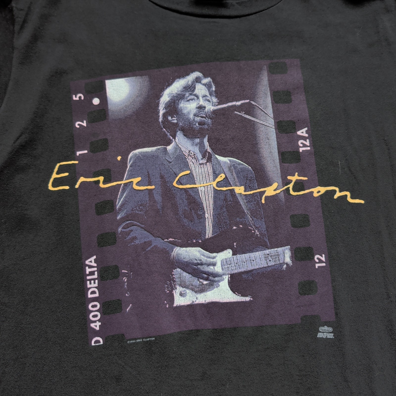 vintage 90s Eric Clapton T-Shirt 1992 single stitch Tour Concert L Winterland gallery