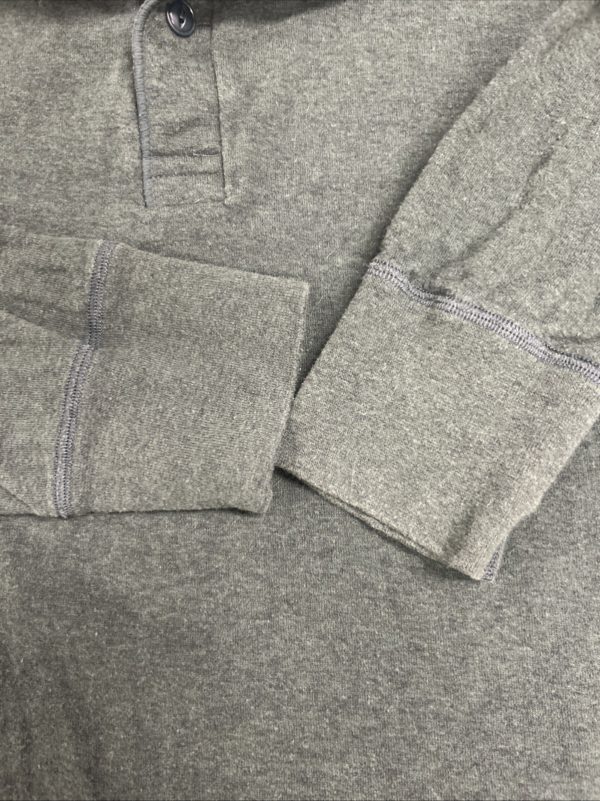 L.L.Bean Two Layer Henley Shirt Mens XL Regular Green Wool Blend Base Layer gallery