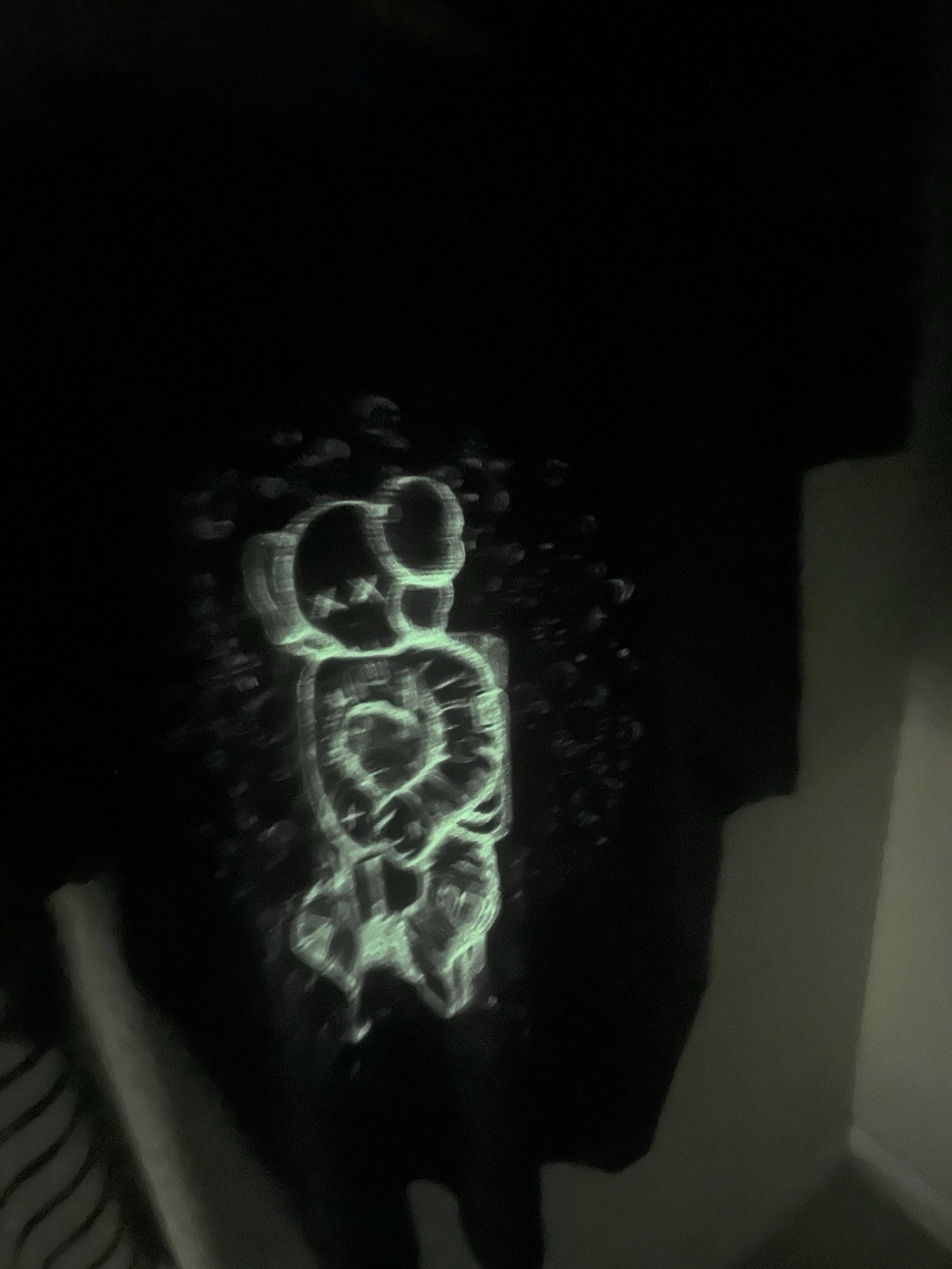 KAWS x Kid Cudi Moon Man Glow In The Dark Shirt Size XL NEW, NEVER WORN gallery