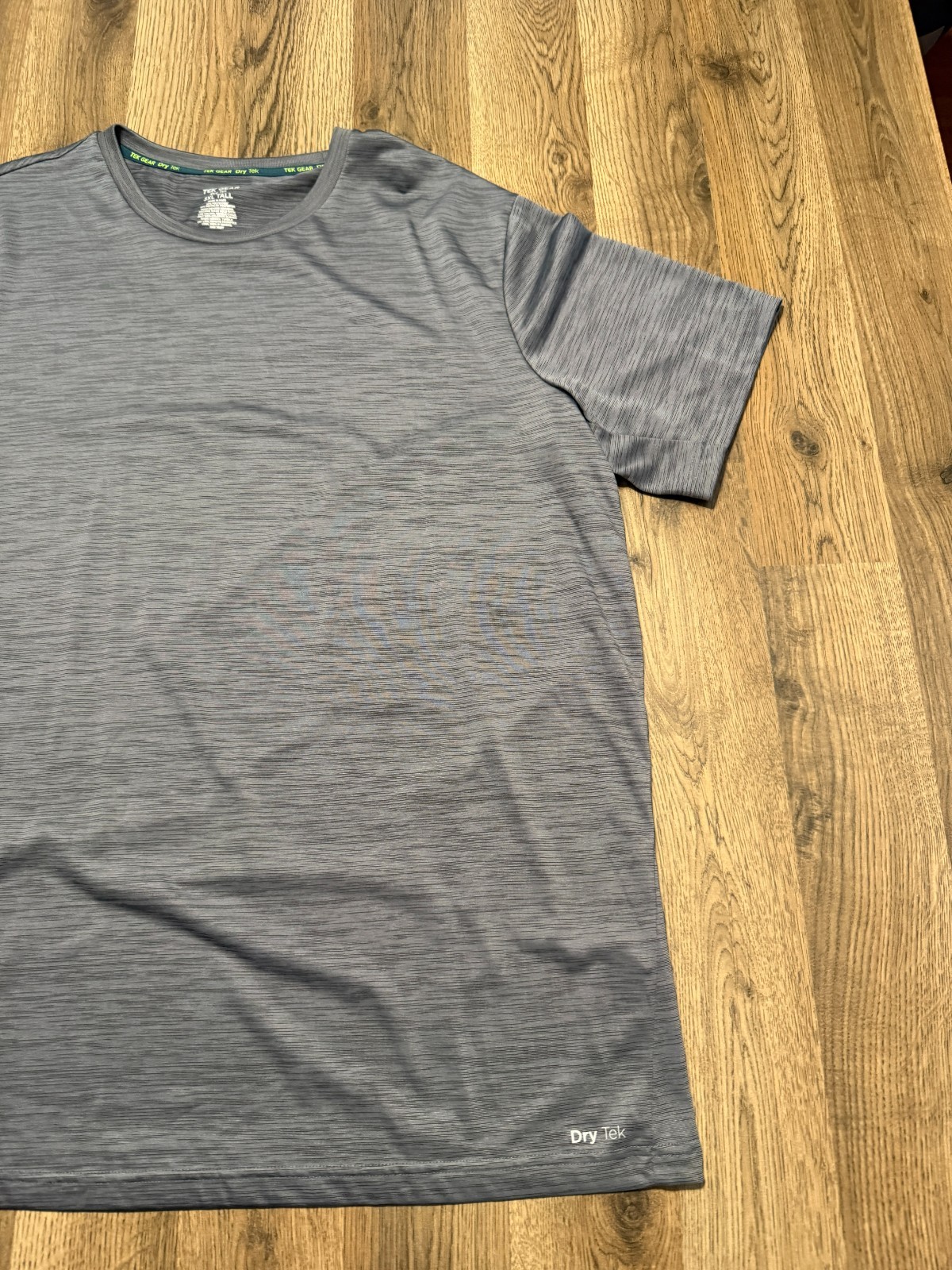 Tek Gear Shirt Men's Size 3XL Gray Athletic Wear Dry Tek Crewneck Short Sleeve gallery
