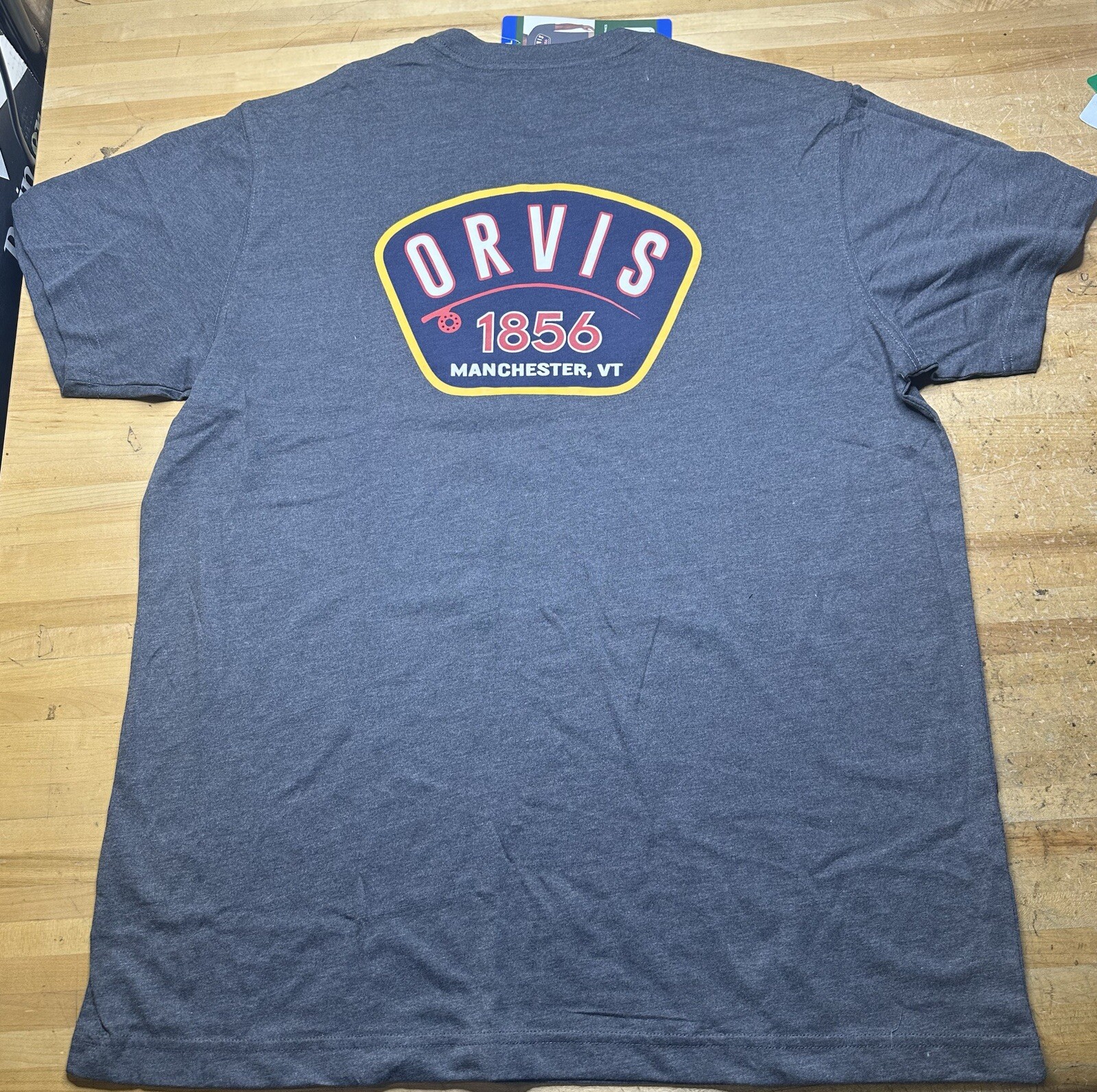 New Orvis Shirt 1856 Mens Short Sleeve Graphic Tee Outdoor Fishing gallery