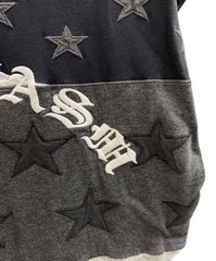 FACETASM Stars and Stripes Oversized Tee white AY-TEE-IS02
