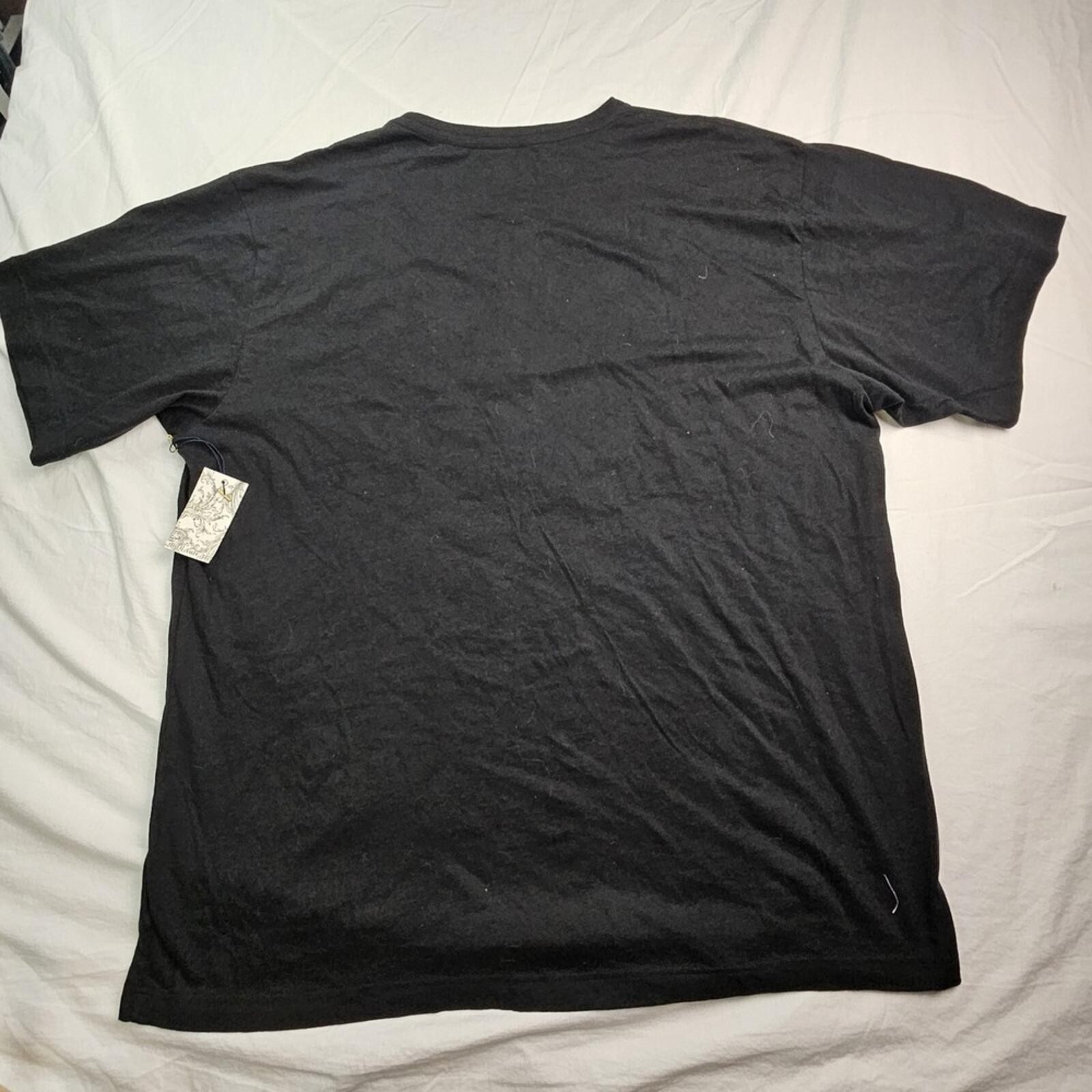 MukaWear Men's 3X T-Shirt NWT Black Eagle Graphic Military Chevron Red Gold Tee gallery