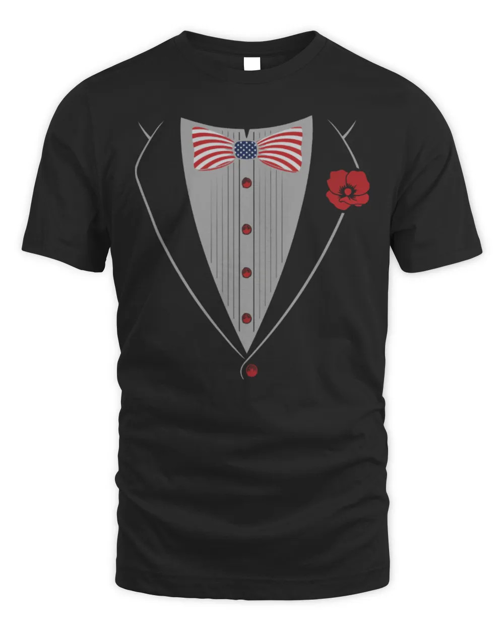 Fat Electrician Merch Patriotic Tuxedo Shirt gallery