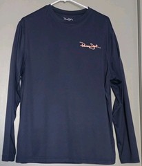 Panama Jack T Shirt Mens Navy Blue Graphic Print Beach Sailboat Fishing Large