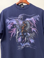 VTG Signal Sport Native American Eagle Lightning T Shirt Men’s L Single Stitch