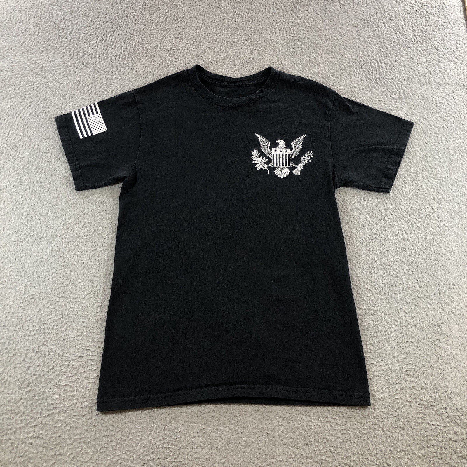 Land Of The Free Home Of The Brave T Shirt Men’s S Black