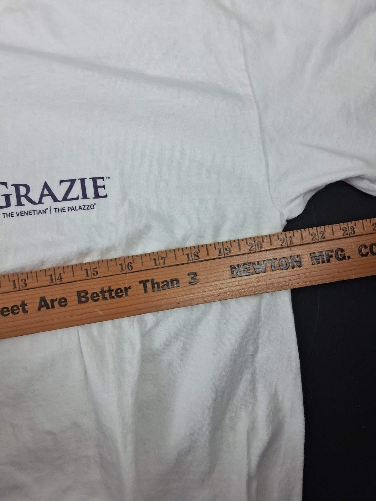 Grazie Venetian Las Vegas T Shirt White Large Graphic Vintage Preshrunk Classic gallery