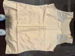 COMPRESSION MEN’S T-SHIRT BEIGE MEASUREMENTS IN PICTURES