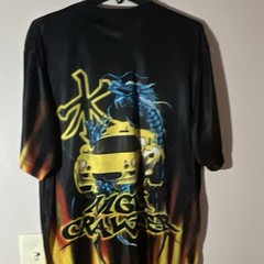 No Boundaries Night Crawler Dragon Car Graphic T-Shirt Black XL