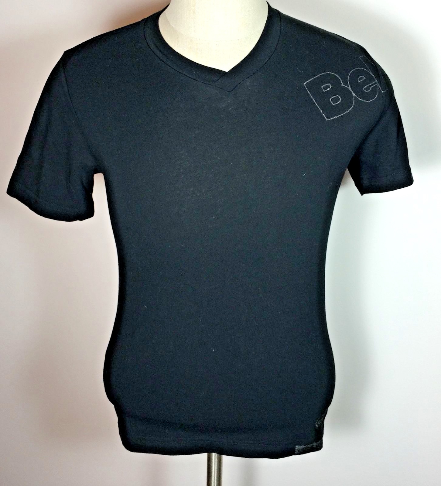 Authentic Belstaff V Neck T-Shirt Short Sleeves Cotton Elastane EU Size S NWT