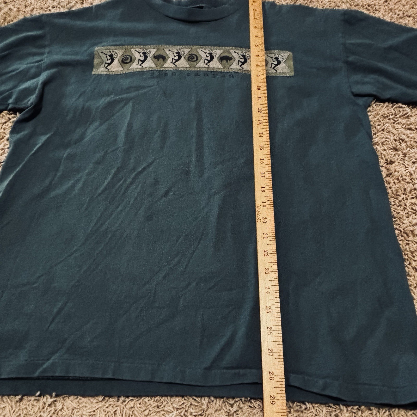 Eco Mountain Shirt Mens XL Zion Canyon Green Graphic Casual Kokopelli Vintage gallery