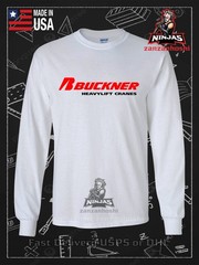 New Buckner Heavylift Cranes Logo Men’s Long Sleeve T-Shirt American T-Shirt