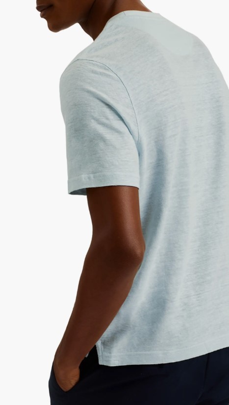 Ted Baker London Flinlo Linen T-Shirt 3(M),4(L),5(XL) PALE BLUE gallery