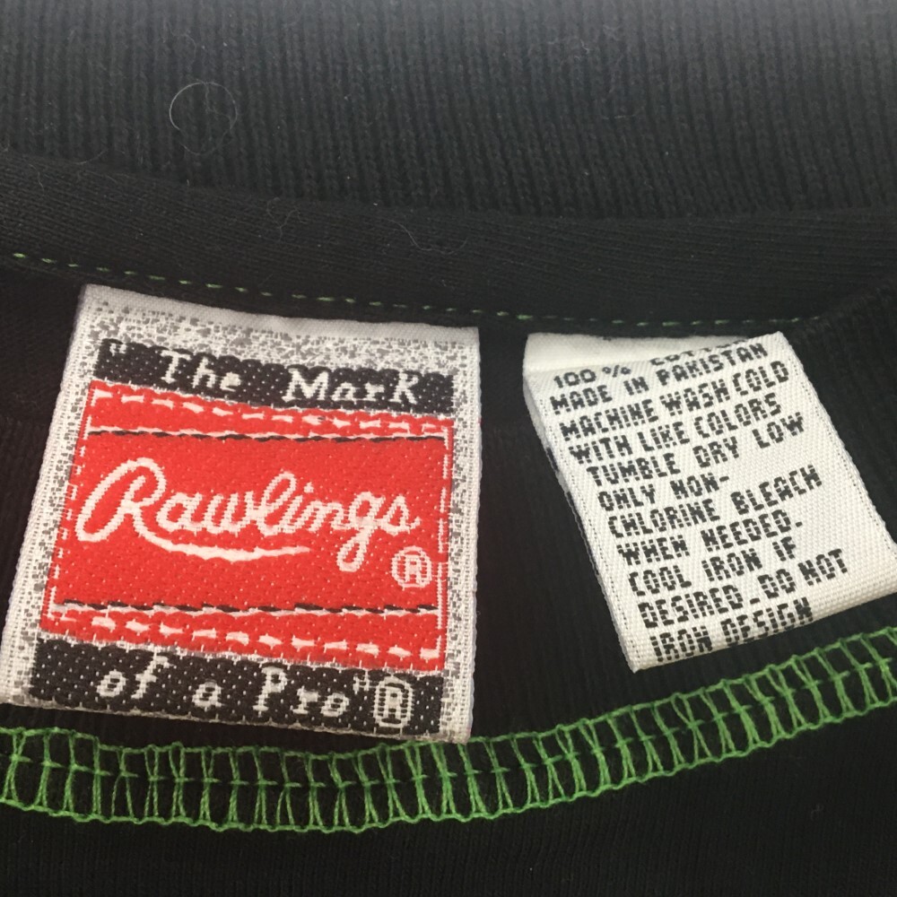 VTG Rawlings Men's T-Shirt Size Medium Short Sleeve Reactive Wear Race NOS gallery