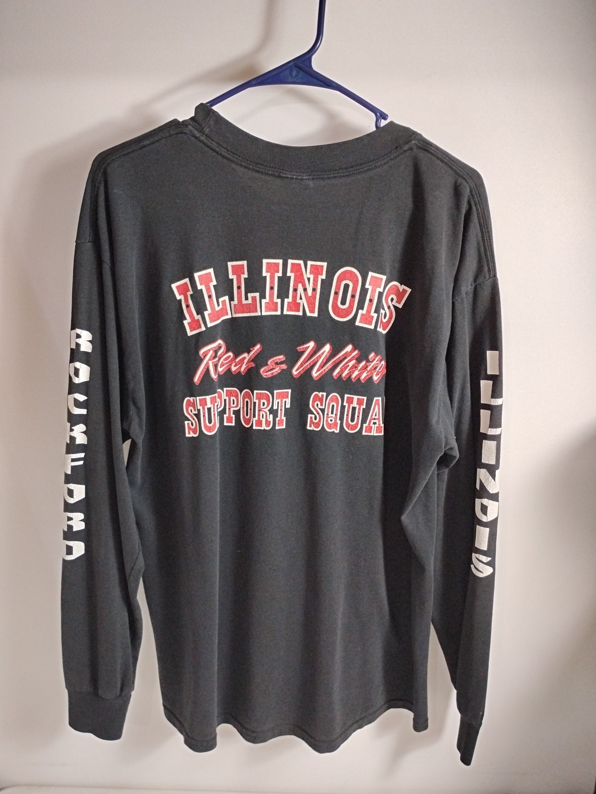 Vintage Gildan Long Sleeve Shirt "Support The 81 Rock Street Hammer Team" Large gallery