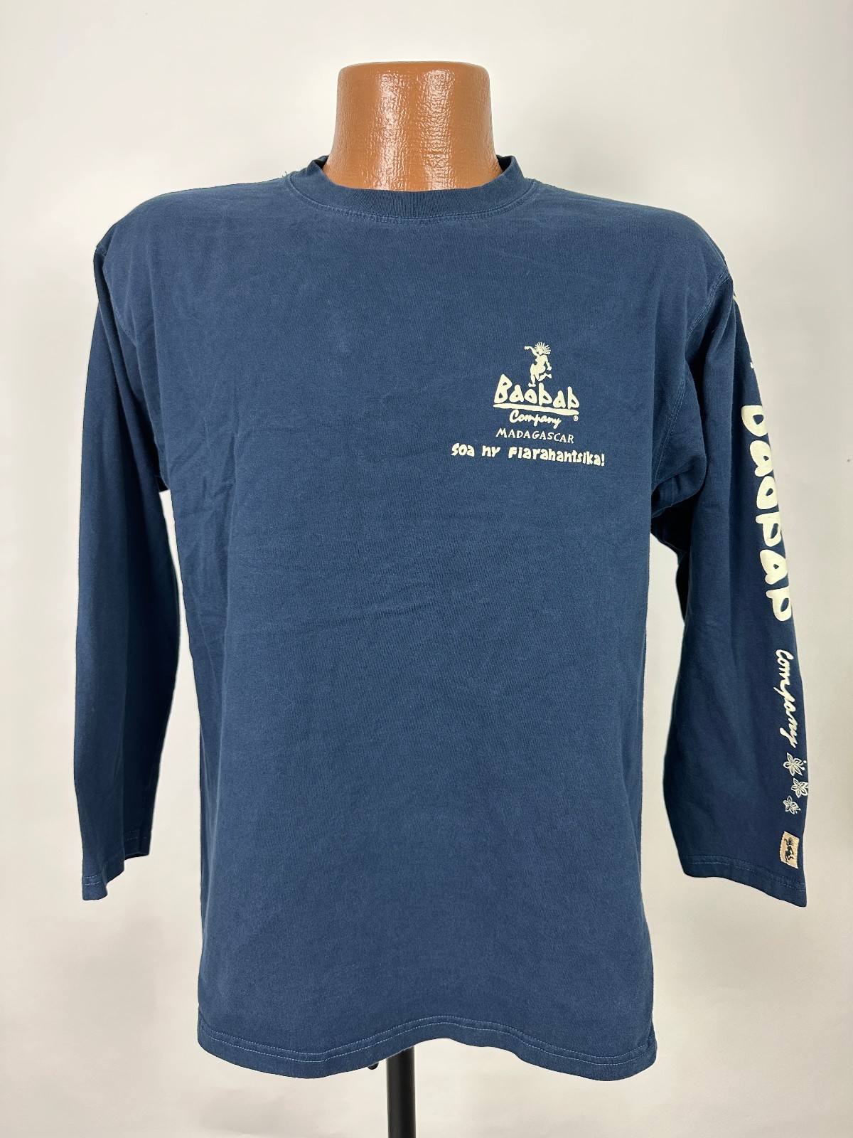 Beer Shirt Medium M Africa Madagascar Three Horses Pilsner Souvenir Navy Baobab gallery